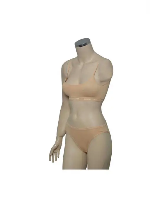 Şık İp Askılı Yarım Atlet Büstiyer Külot Takım