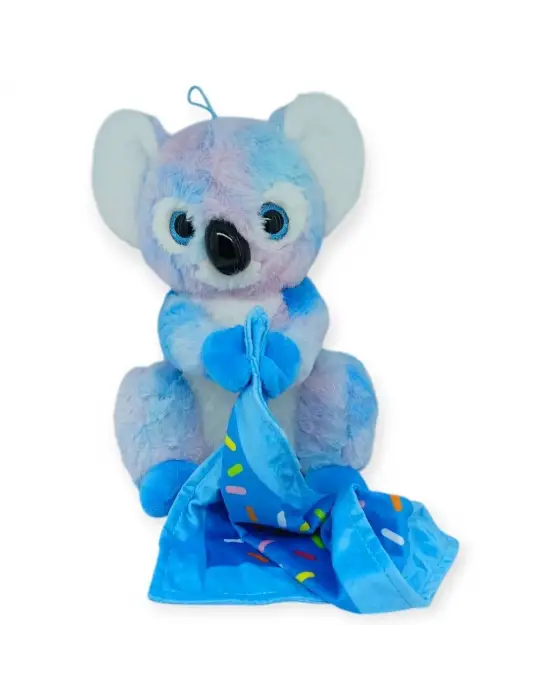 Peluş Battaniyeli Koala 30 cm - Mavi