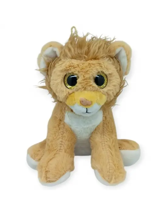 Peluş Cam Gözlü Hayvanlar 25 cm - Aslan