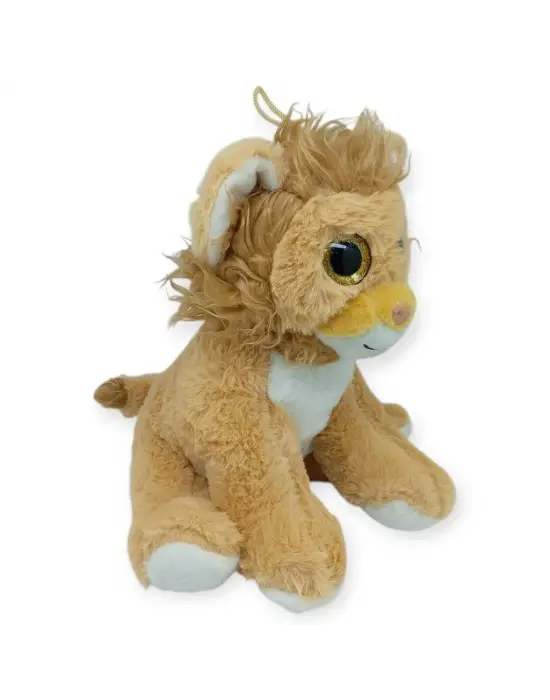 Peluş Cam Gözlü Hayvanlar 25 cm - Aslan