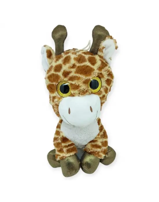 Peluş Cam Gözlü Hayvanlar 25 cm - Zürafa