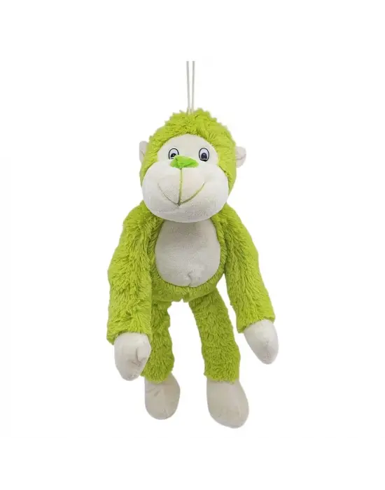 Peluş Maymun 40 cm - Yumuşak Peluş - G5501 - Yeşil