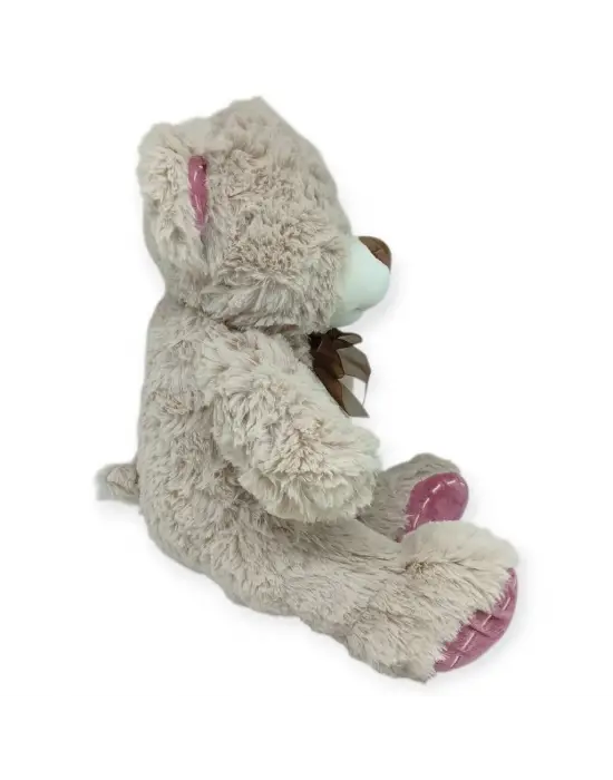 Peluş Papyonlu Ayıcık 40 cm - Kahverengi