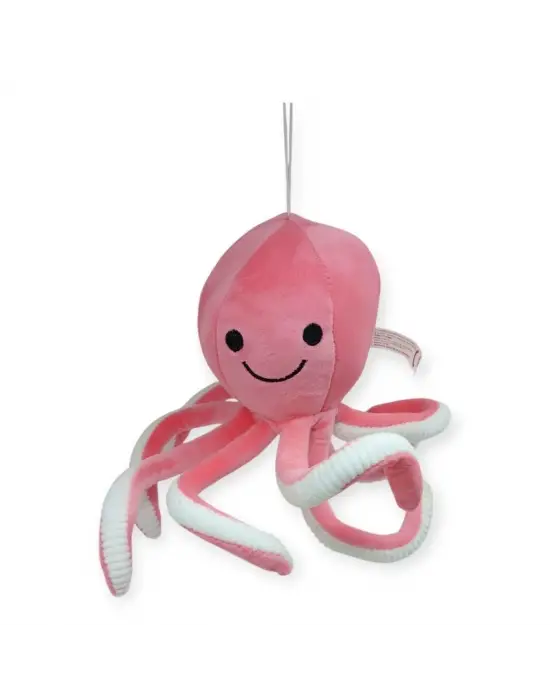 Peluş Sevimli Ahtapot 30 cm - Pembe