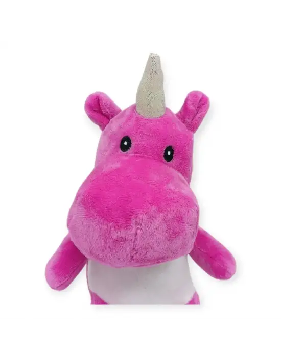 Peluş Sevimli Hayvanlar 20 cm - Koyu Pembe Unicorn