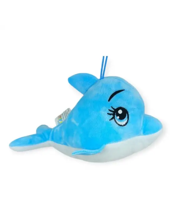 Peluş Sevimli Hayvanlar 20 cm - Mavi Yunus