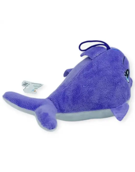 Peluş Sevimli Hayvanlar 20 cm - Mor Yunus