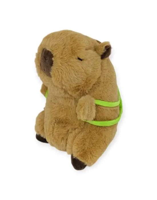 Peluş Sevimli Hayvanlar 25 cm - Kapibara Ananas Çantalı