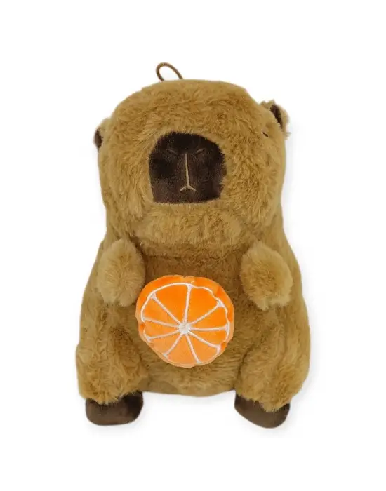 Peluş Sevimli Hayvanlar 25 cm - Kapibara Portakal