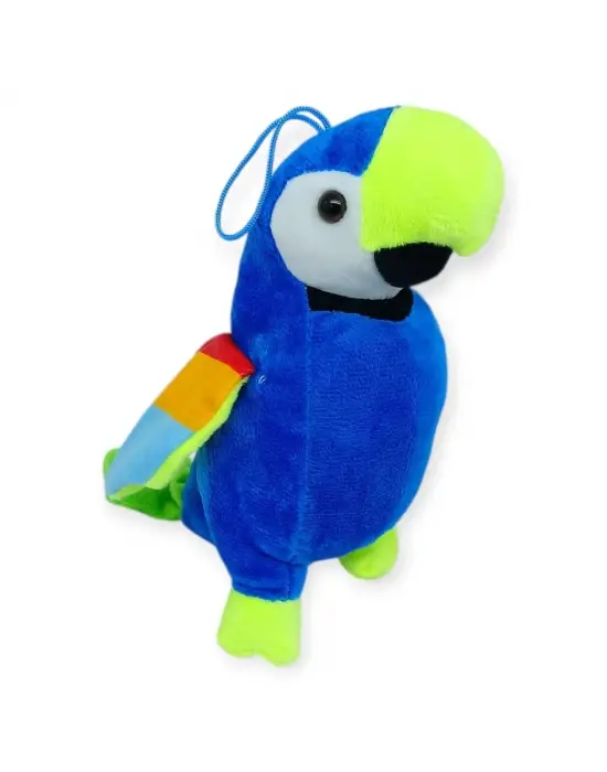 Peluş Sevimli Hayvanlar 25 cm - Mavi Papağan