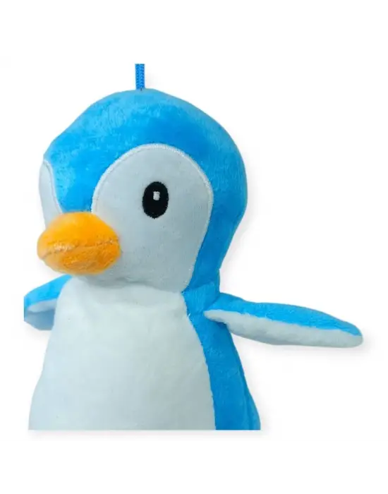 Peluş Sevimli Hayvanlar 25 cm - Mavi Penguen