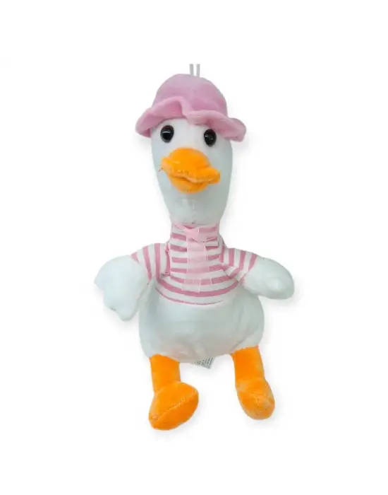 Peluş Sevimli Hayvanlar 25 cm - Pembe Ördek
