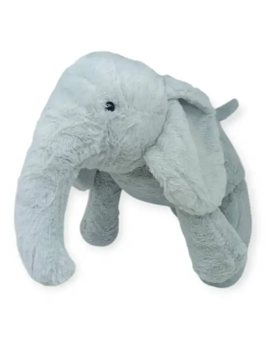 Peluş Sevimli Hayvanlar 65 cm Uyku Arkadaşım Fil - Gri