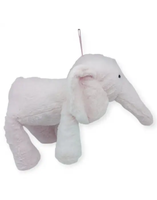 Peluş Sevimli Hayvanlar 65 cm Uyku Arkadaşım Fil - Pembe