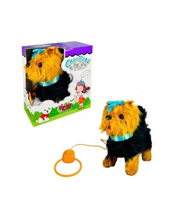 Peluş Tasmalı Yürüyen Köpek - FT-B267