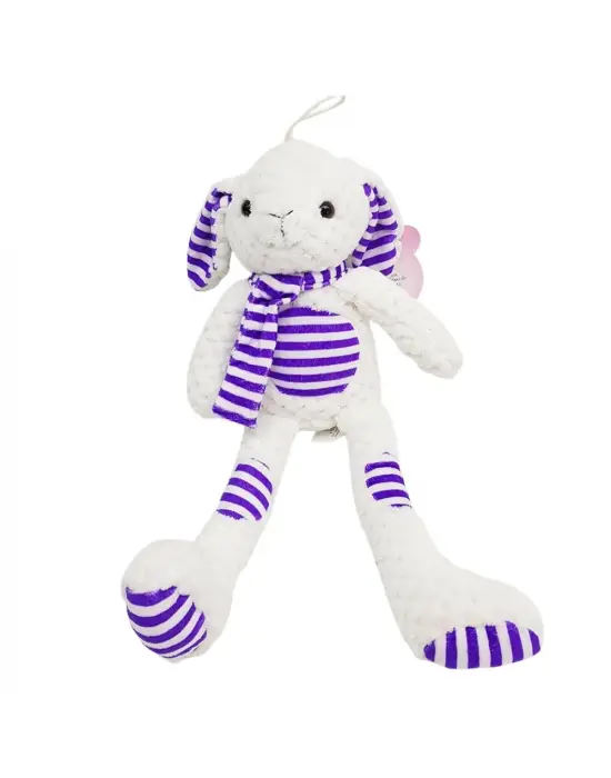Peluş Tavşan 35 cm - Mor