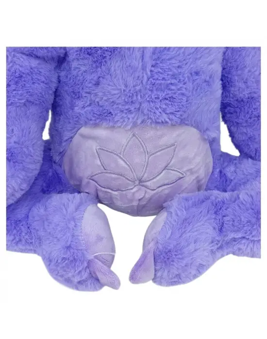 Peluş Yogacı Tembel Hayvan 40 cm - Mor