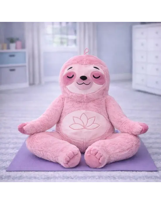Peluş Yogacı Tembel Hayvan 40 cm - Pembe
