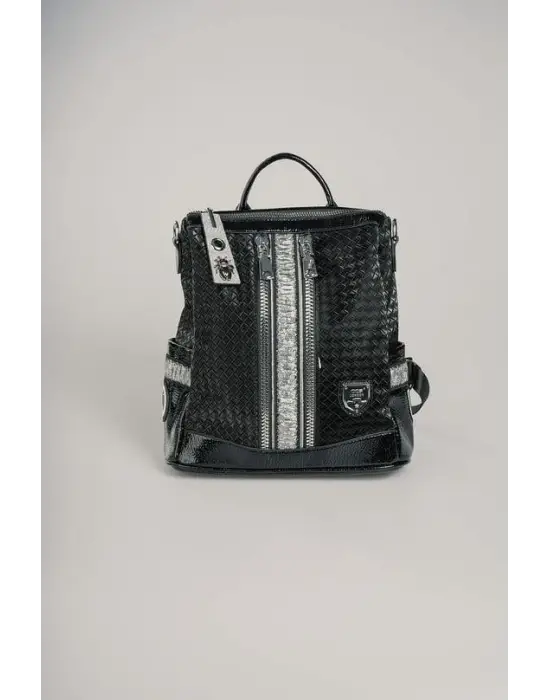 Pely Siyah Cilt Kol Ve Sırt Çantası