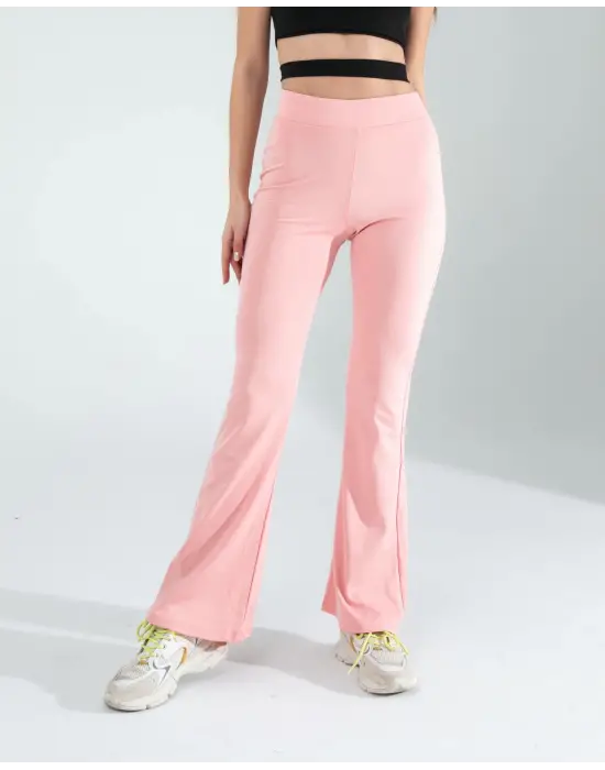 Omarı Yüksek Bel İspanyol Paça Tayt Kadın Giyim Modası