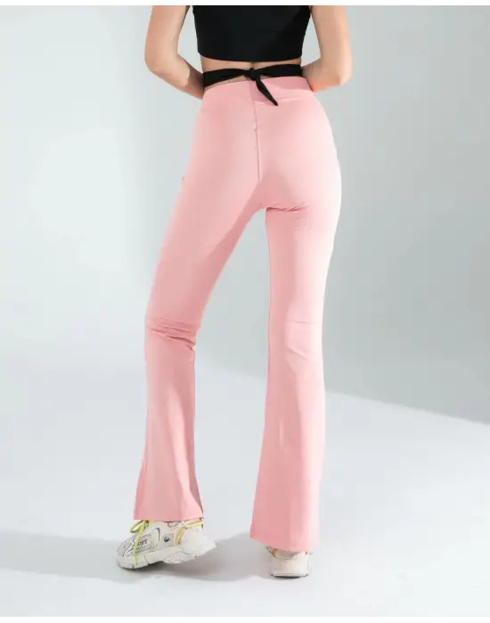 Omarı Yüksek Bel İspanyol Paça Tayt Kadın Giyim Modası