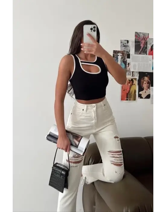 Pencereli kaşkorse crop