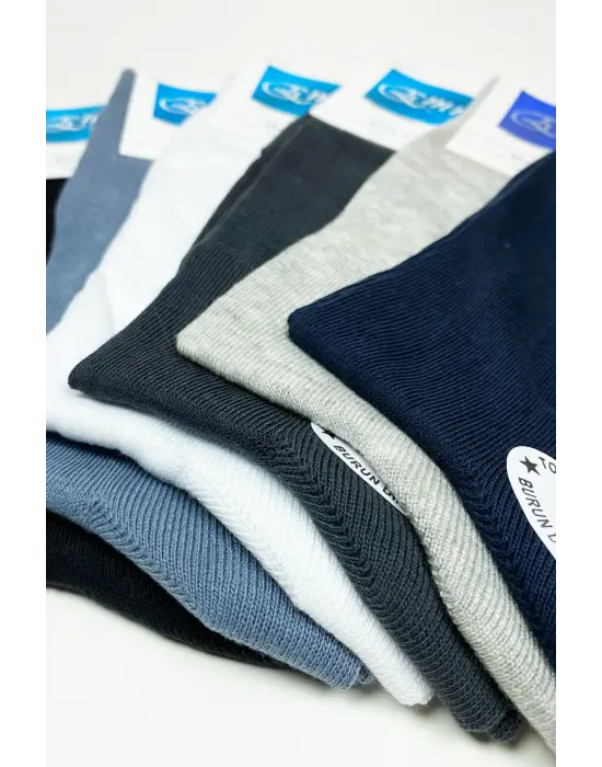 Omarı Yazlık Erkek Çorap Takviyeli Dikişsiz 6 Çift