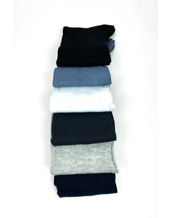 Omarı Yazlık Erkek Çorap Takviyeli Dikişsiz 6 Çift