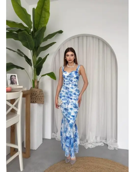 Peran Büzgülü Elbise