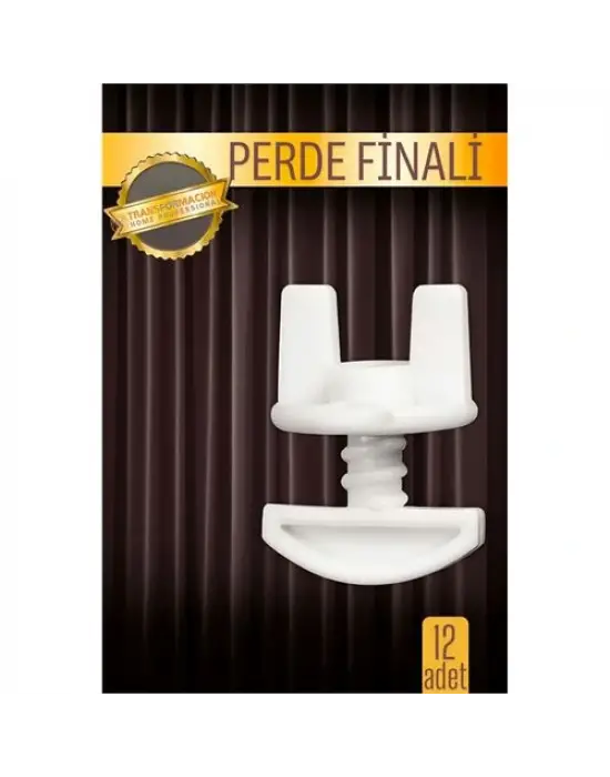 Perde Finali Perde Sonlandırıcı Stop Korniş Finali Sonu 12 Adet
