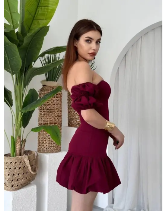 Omarı Elegan Straplez Elbise Modelleri | gl00my