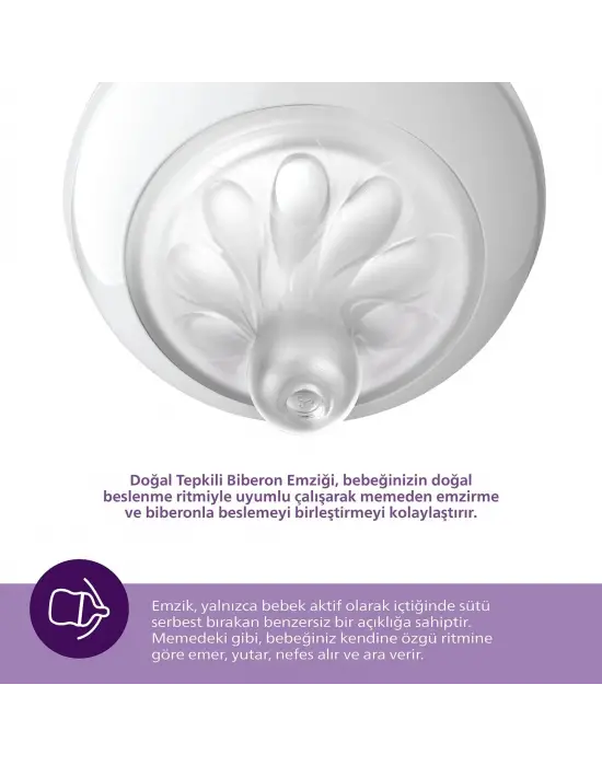 Philips Avent Doğal Tepkili Natural Response 2Li Biberon Emziği No:6 6+ Ay