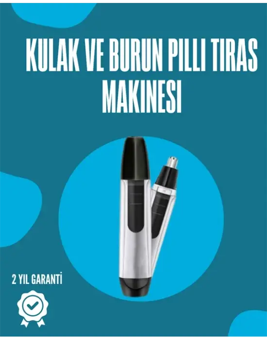 Pil İle Çalışan Kulak, Burun Ve Kaş Tımar Cihazı