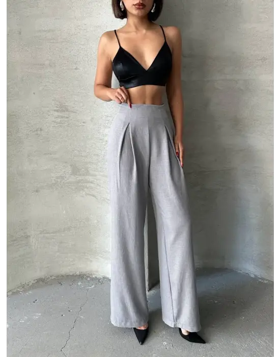Modern Pileli Ketem Pantolon
