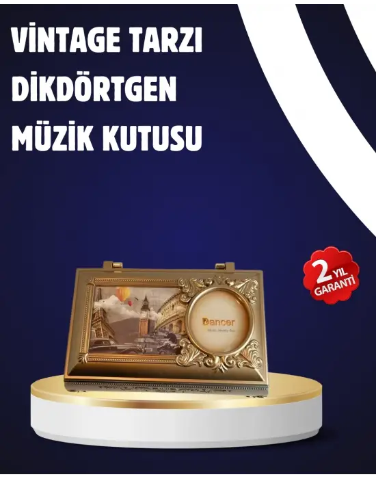 Piyano Tasarım Müzik Kutusu Balerin Figürü Ve Takı Bölmeli