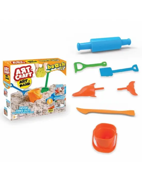 Omarı Plaj Kum Seti Art Standı - 500gr