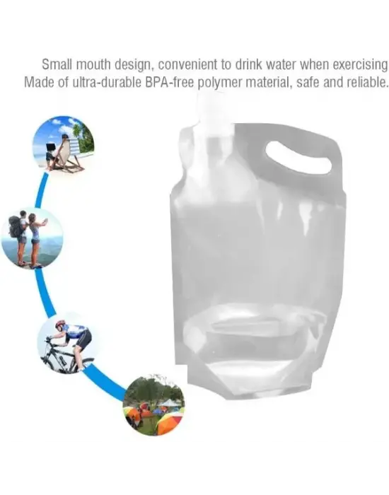 Plastik Kapaklı Su Torbası 1 Litre