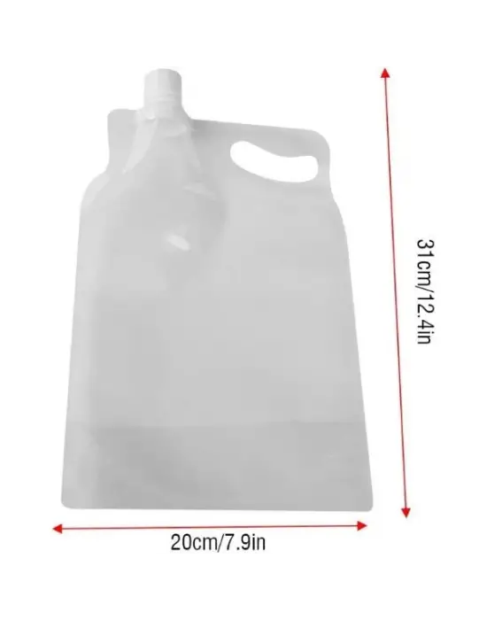 Plastik Kapaklı Su Torbası 1 Litre