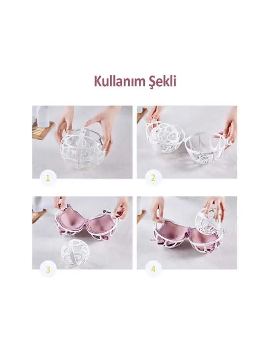 Omarı Sütyen Koruyucu Yıkama Topu