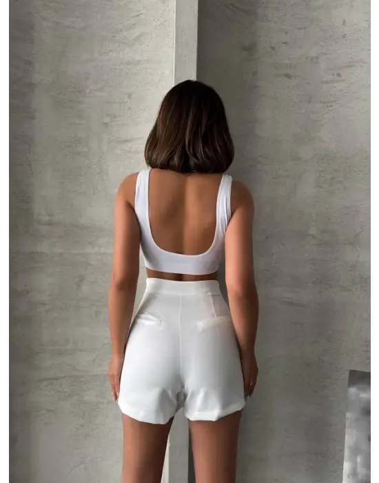 Modern Pliseli Şort Etek