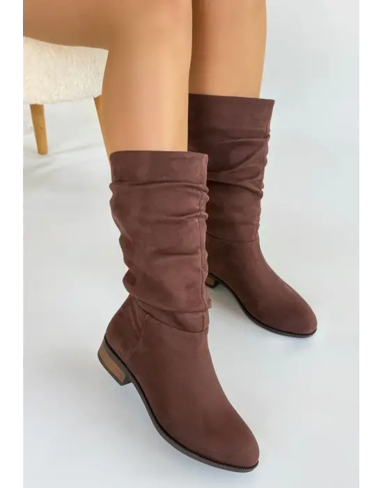 Plod Kahverengi Süet Çizme
