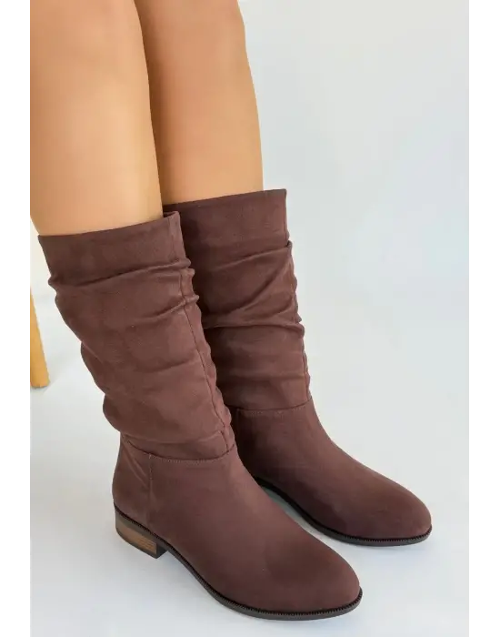 Plod Kahverengi Süet Çizme