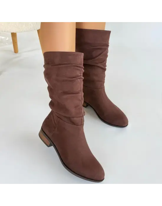 Plod Kahverengi Süet Çizme