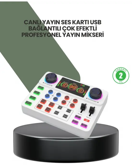 Podcast Karaoke Ve Sosyal Medya Yayınları İçin Ses Kartı