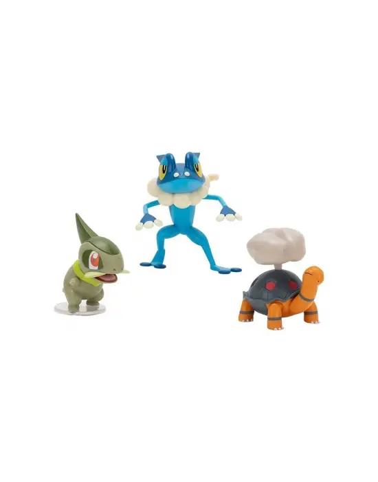 POK 95155-D Pokemon Battle 3lü Figür Seti Asorti