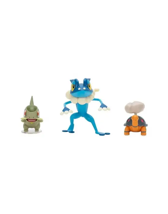 POK 95155-D Pokemon Battle 3lü Figür Seti Asorti