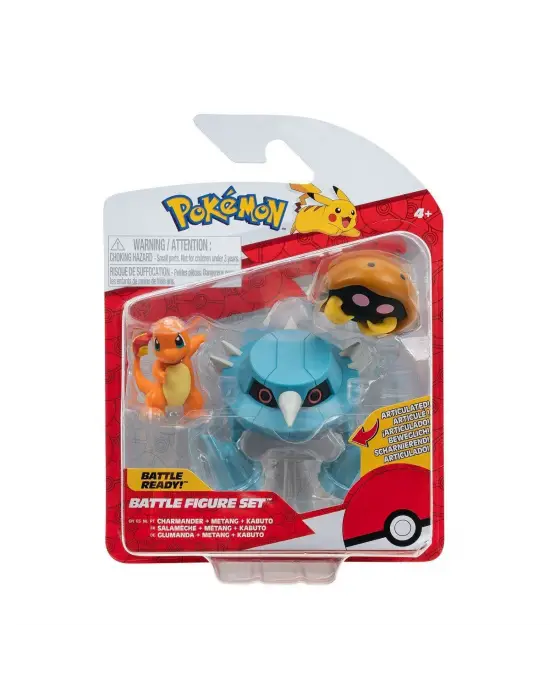 POK 95155-K Pokemon Battle 3lü Figür Seti