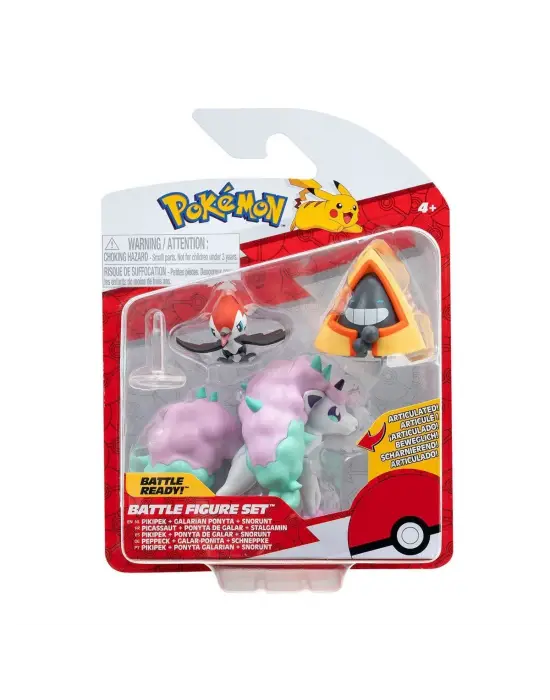 POK 95155-K Pokemon Battle 3lü Figür Seti
