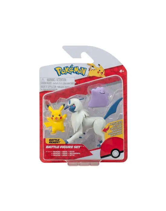POK 95155-R Pokemon Battle 3Lü Figür Seti