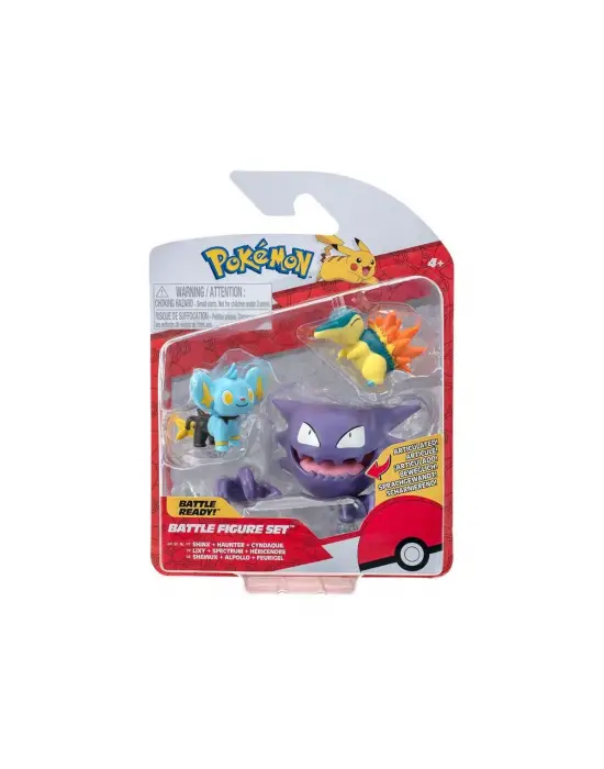 POK 95155-R Pokemon Battle 3Lü Figür Seti
